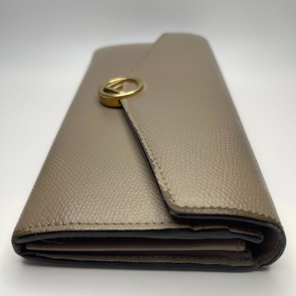 Fendi  Vitello Cruise F is Fendi Continental Envelope Wallet Tortora - Preowned - Picture 5 of 16